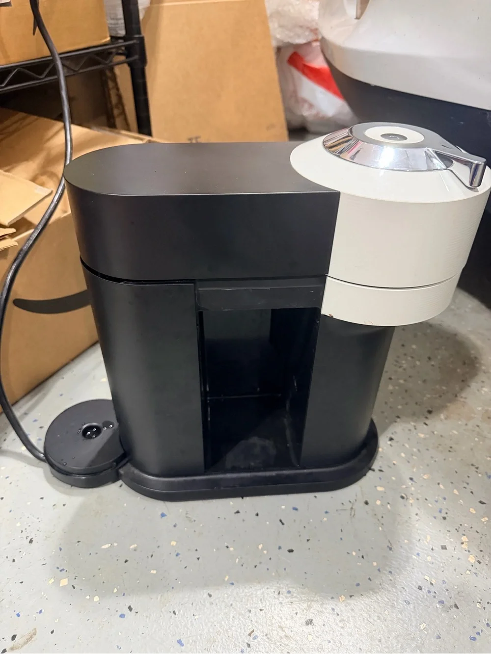PARTS ONLY : Nespresso Next Single-Serve Espresso Machine in White & Black PARTS